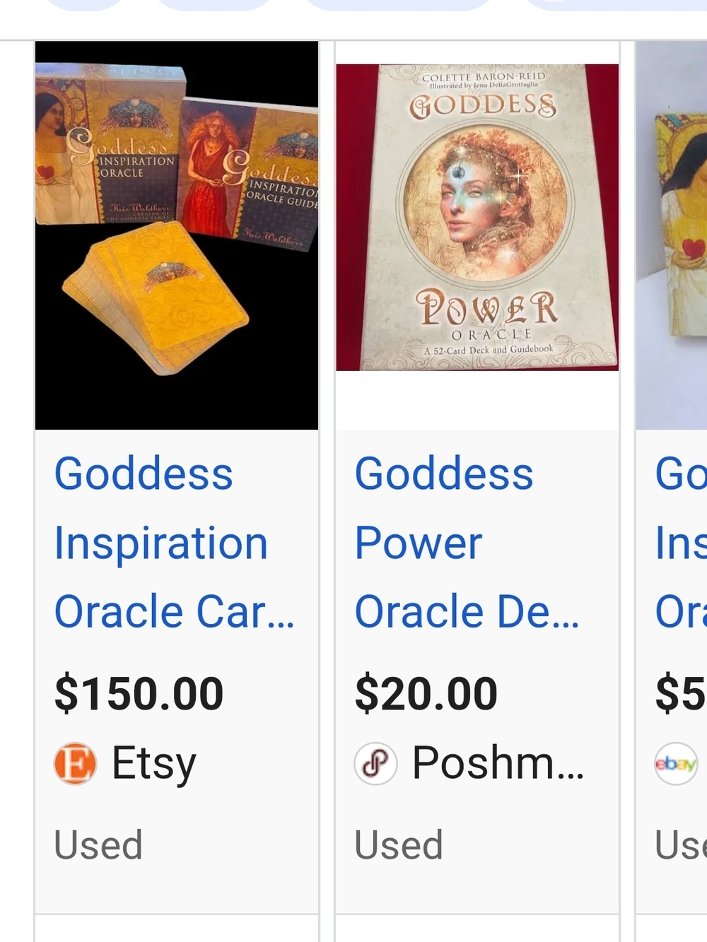 Goddess Inspiration Oracle Deck- With Guidebook- Out Of Print. - Picture 11 of 11